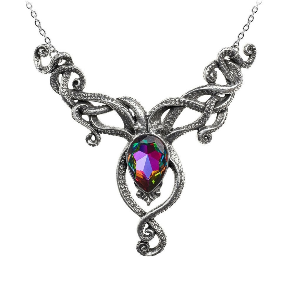 Kraken Necklace Tentacles with Swarovski Crystal